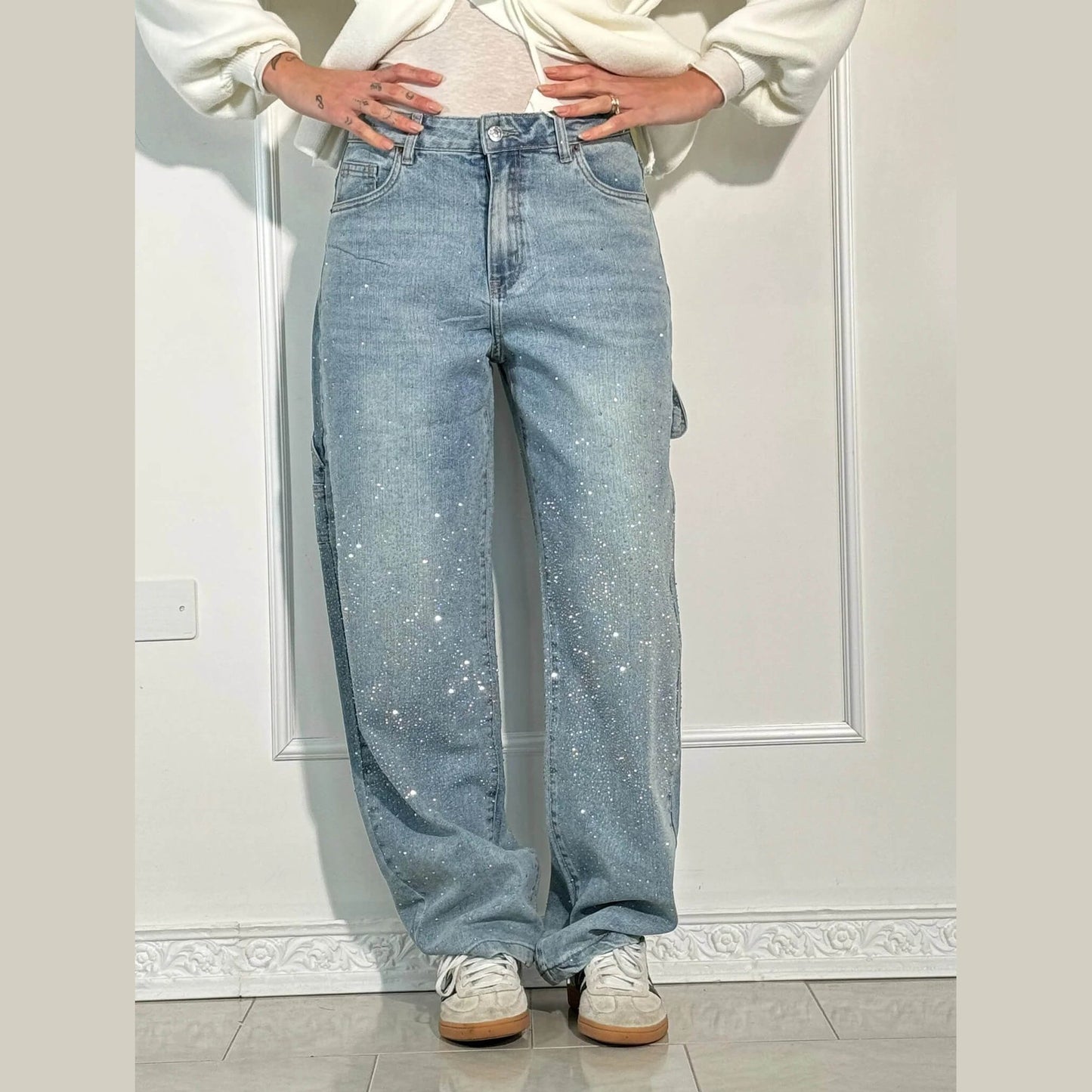Jean en denim Balloon Carpenter Shine