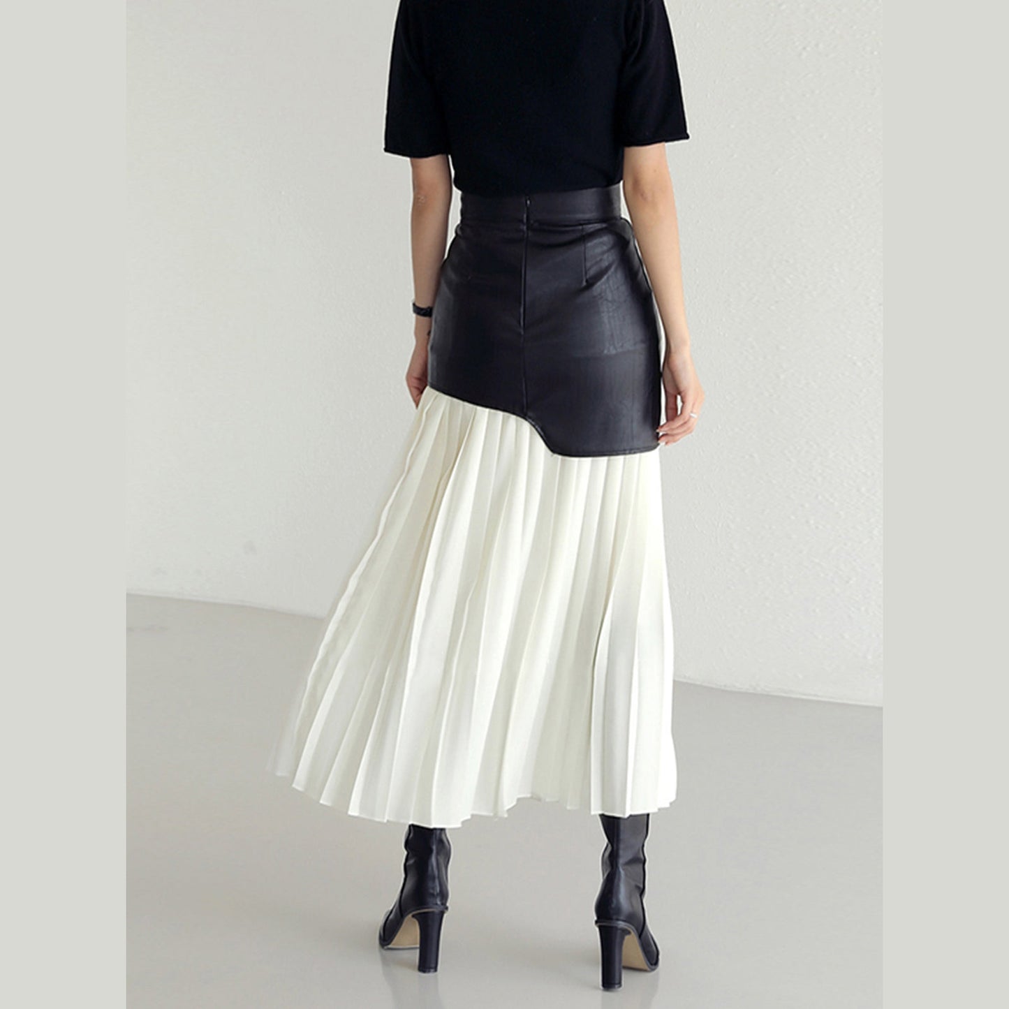 Irie | Jupe Plissée Bicolore au Design Audacieux pour Femme