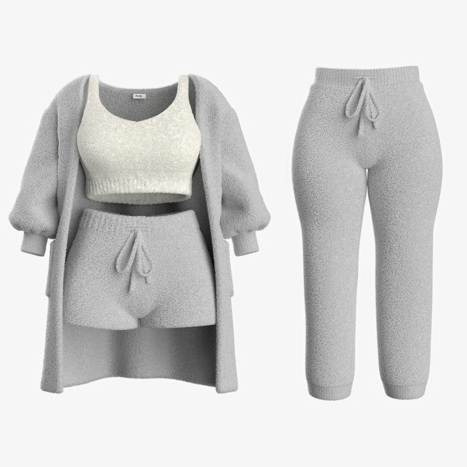 Ensemble Pyjama Femme Tricot Douillet