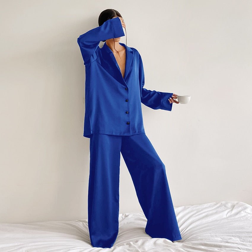 Ensemble Pyjama Soie Oversize Luxe