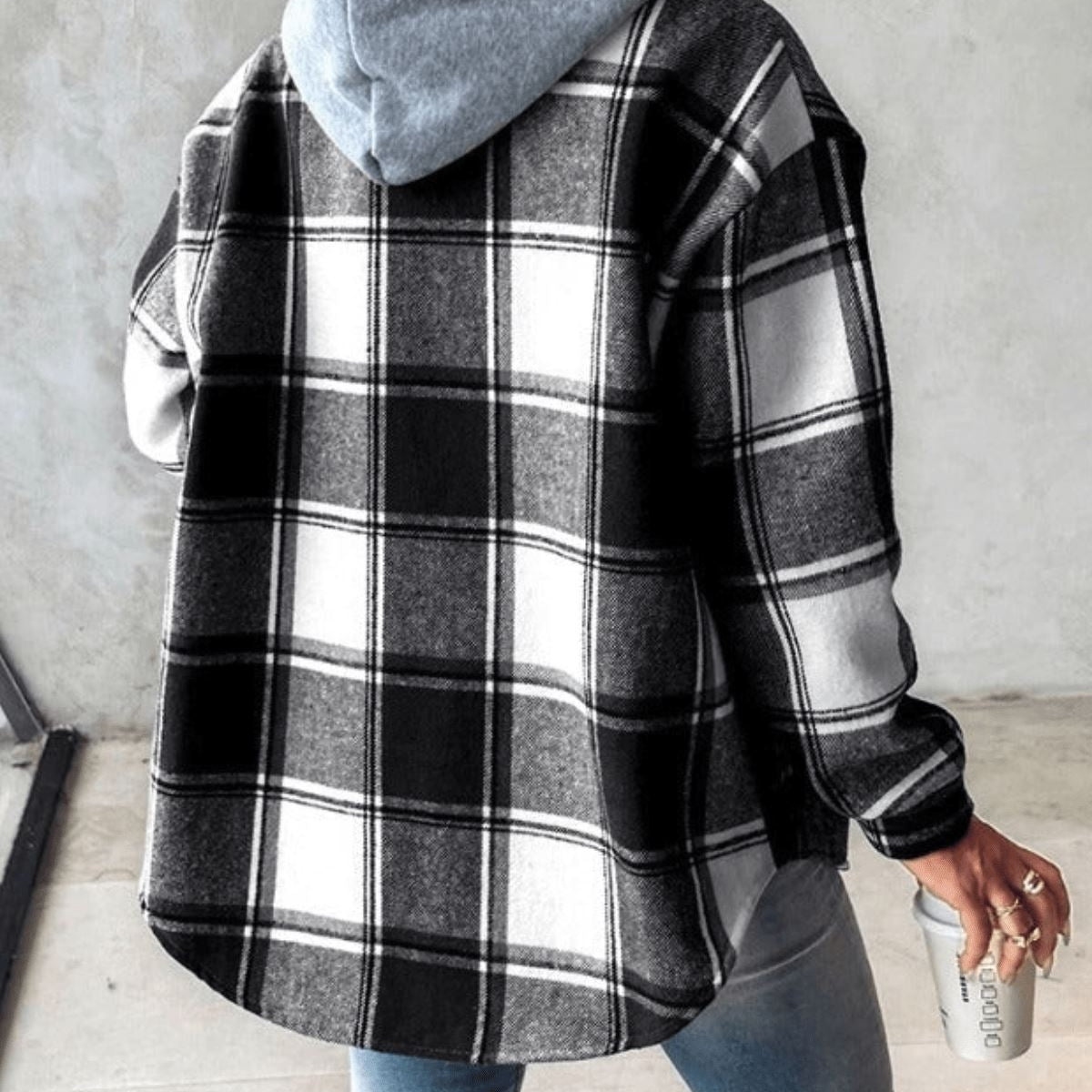 Antonia - Veste à carreaux pour femmes Essentielle