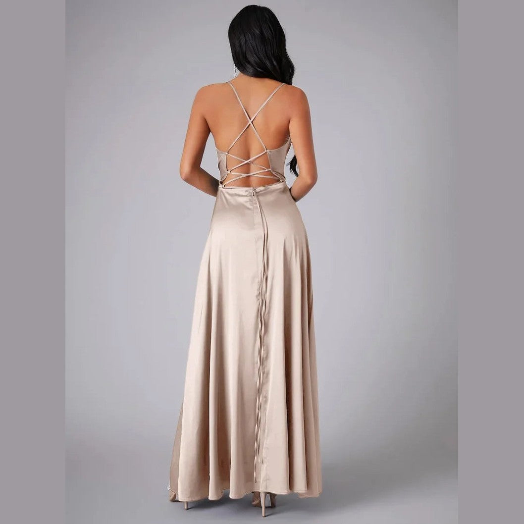 Astrid | Robe Maxi Avec Design Élégant Sans Manches pour Femmes