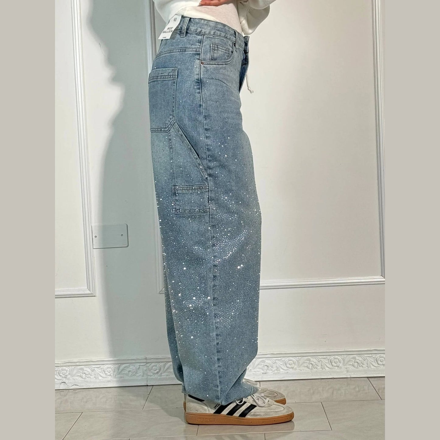 Jean en denim Balloon Carpenter Shine