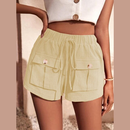 Maylin | Short Cargo Décontracté à Taille Élastique pour Femme
