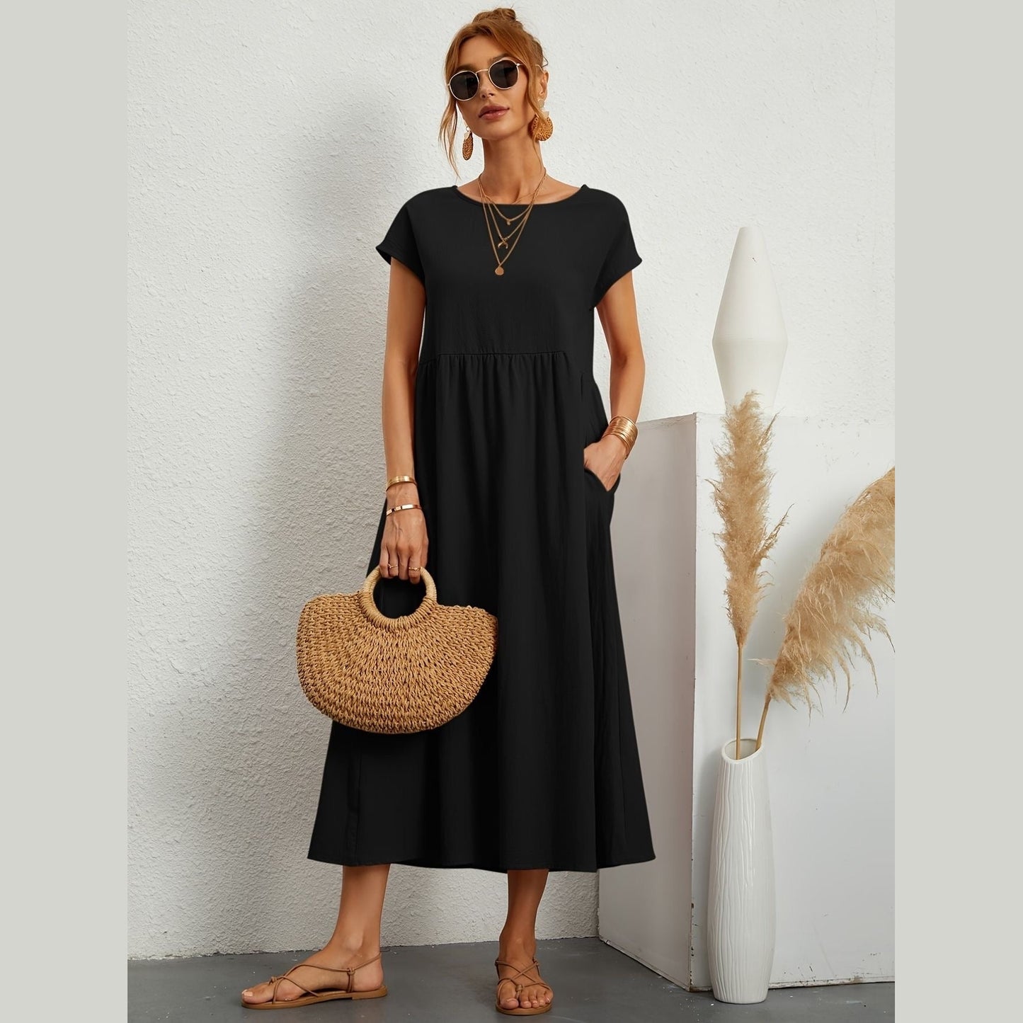 Mirabelle | Robe de loisirs décolletée