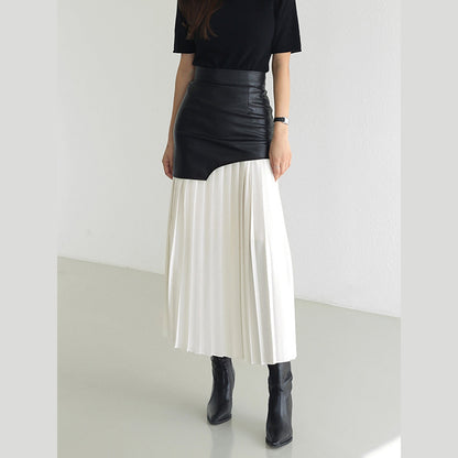 Irie | Jupe Plissée Bicolore au Design Audacieux pour Femme
