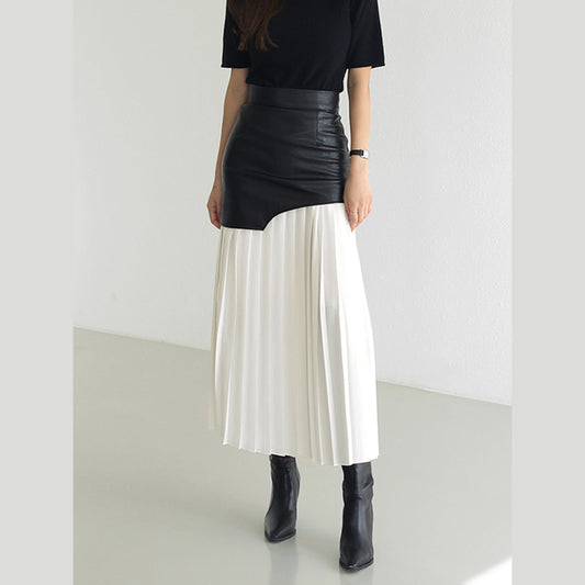 Irie | Jupe Plissée Bicolore au Design Audacieux pour Femme