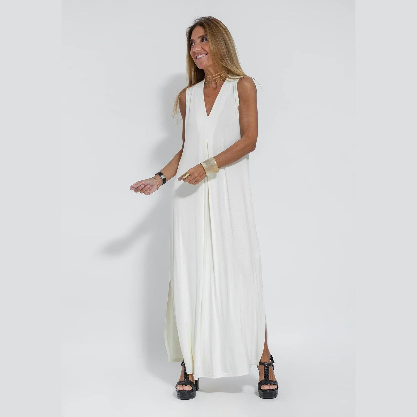 Eleanore | Robe amincissante avec cardigan pour femmes
