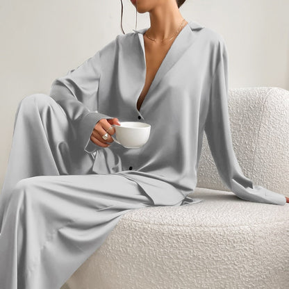 Ensemble Pyjama Soie Oversize Luxe