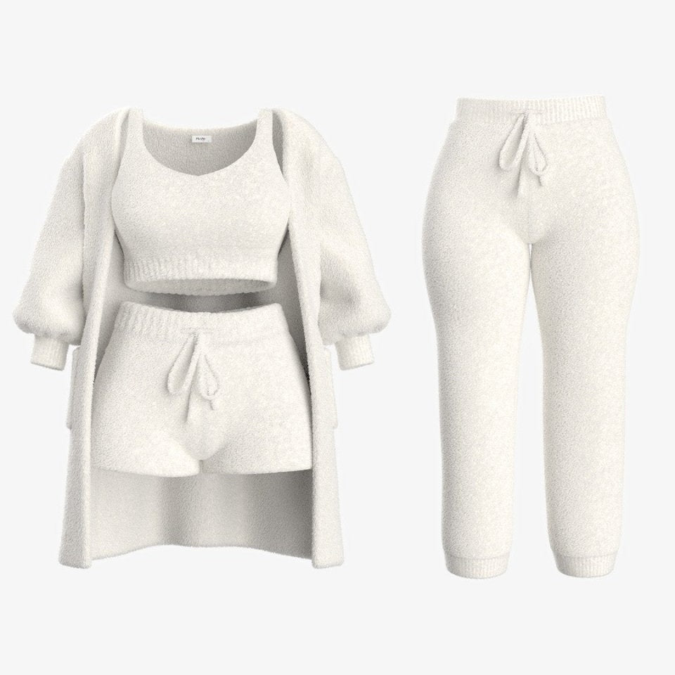 Ensemble Pyjama Femme Tricot Douillet
