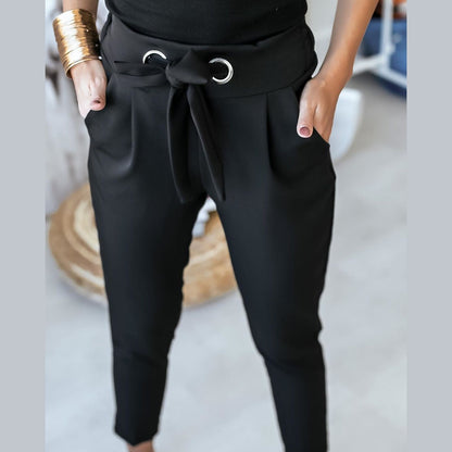 Alaya | Pantalon décontracté taille haute