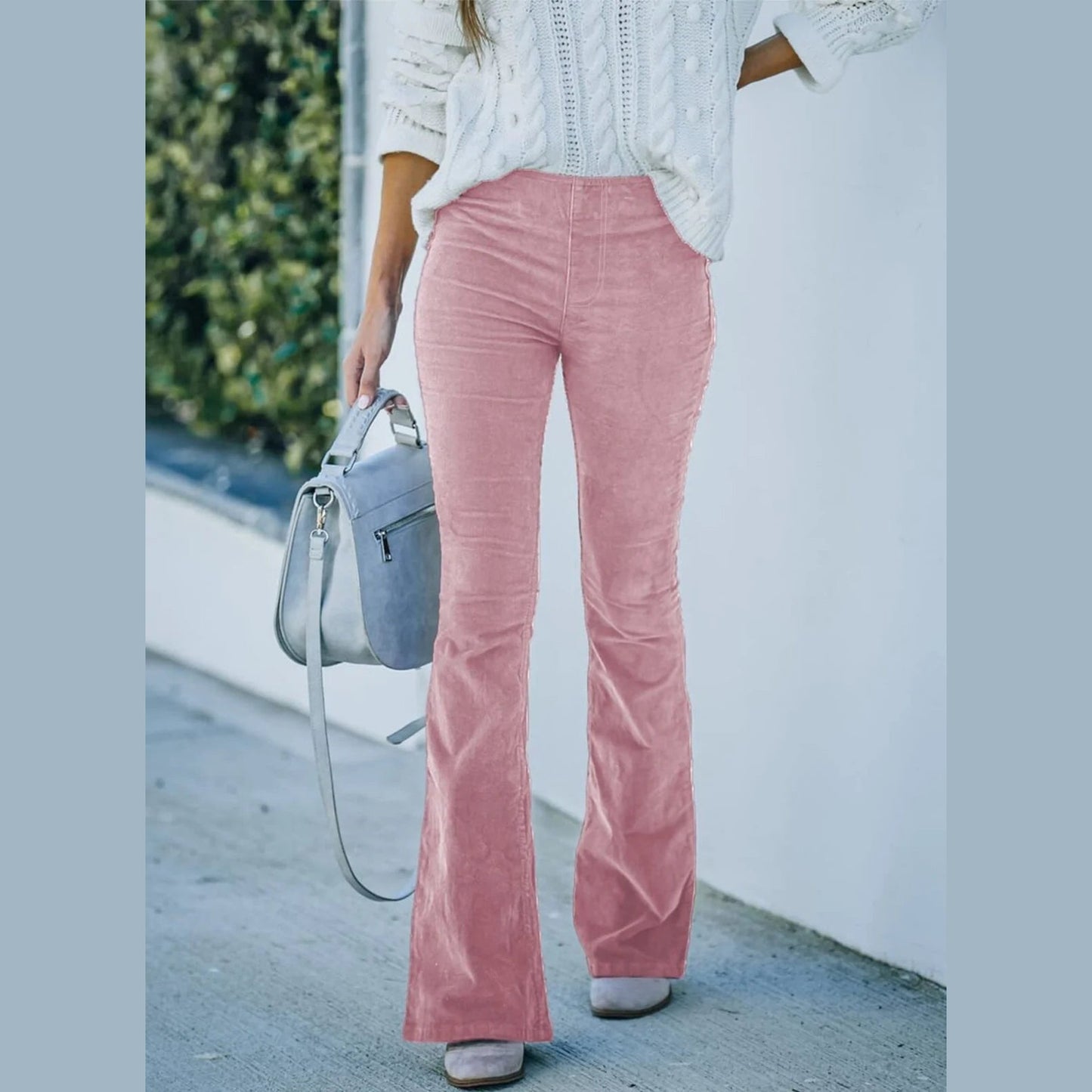 Brittany | Pantalon évasé taille haute pour femmes