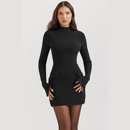 Charis | Mini robe chic à manches longues pour femmes