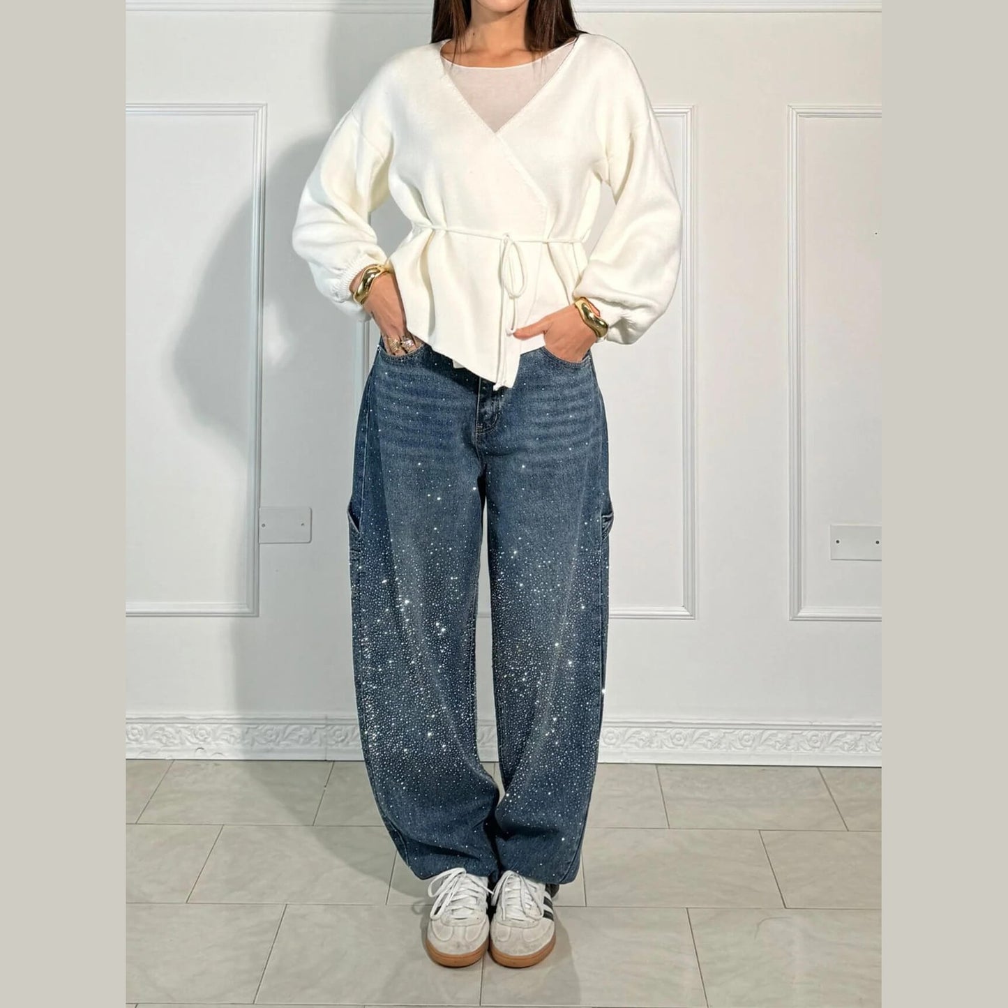 Jean en denim Balloon Carpenter Shine