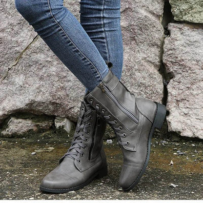 Eléandra – Bottes élégantes imperméables à talons bas | Style chic et confortable
