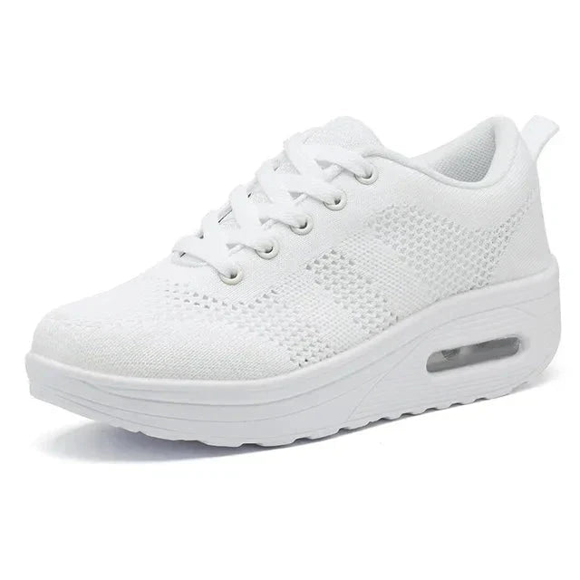 Baskets orthopédiques à bulles d'air FEMININO Essentielle Blanc 35 