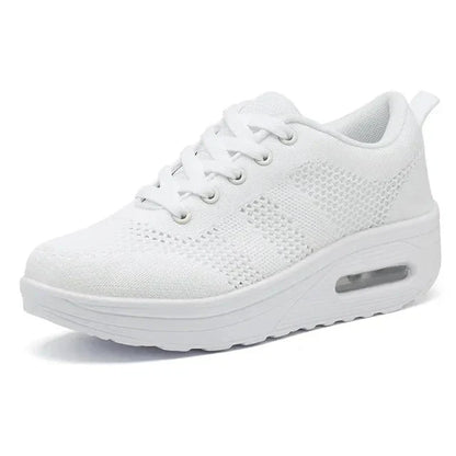Baskets orthopédiques à bulles d'air FEMININO Essentielle Blanc 35 