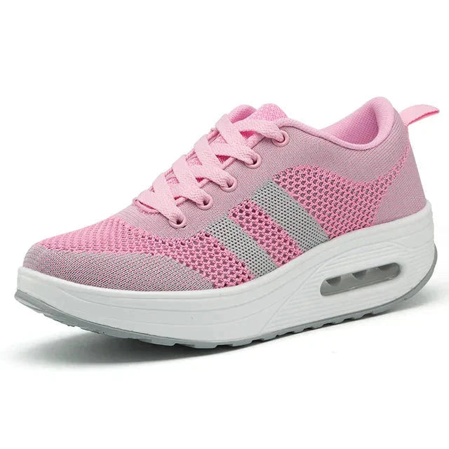 Baskets orthopédiques à bulles d'air FEMININO Essentielle Rose 35 