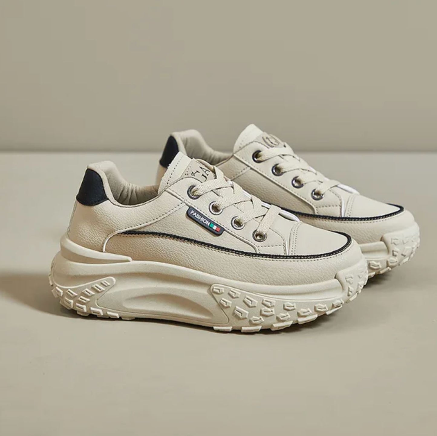 Baskets Orthopédiques Konzi FEMININO Essentielle Beige 35 