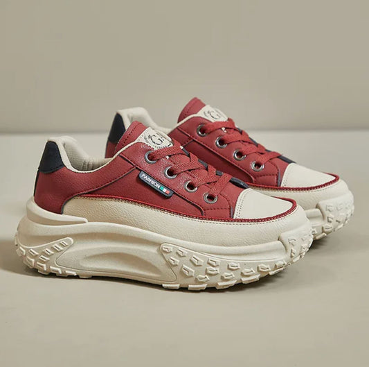 Baskets Orthopédiques Konzi FEMININO Essentielle Rouge 35 