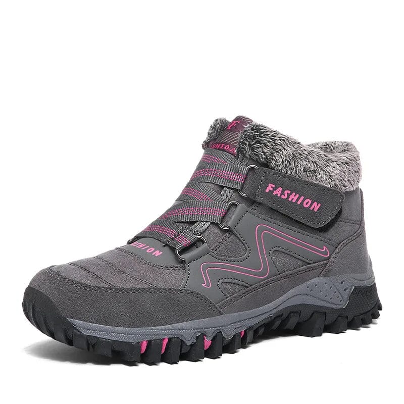 BOTTES ANTIDÉRAPANTES CHAUDES ET CONFORTABLES FEMININO Essentielle Gris 35 