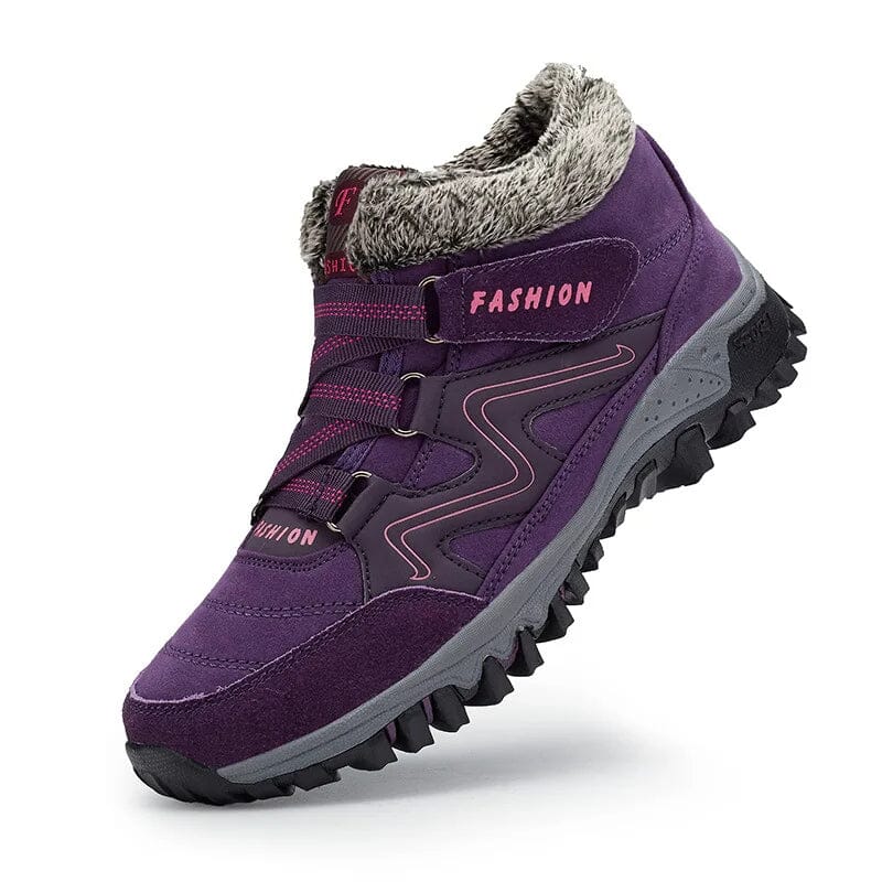 BOTTES ANTIDÉRAPANTES CHAUDES ET CONFORTABLES FEMININO Essentielle Violet 35 
