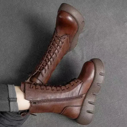 Bottes en Cuir Ultra Confortables & Chaudes FEMININO Essentielle 