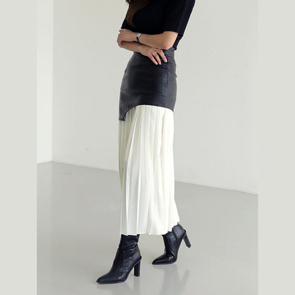 Irie | Jupe Plissée Bicolore au Design Audacieux pour Femme