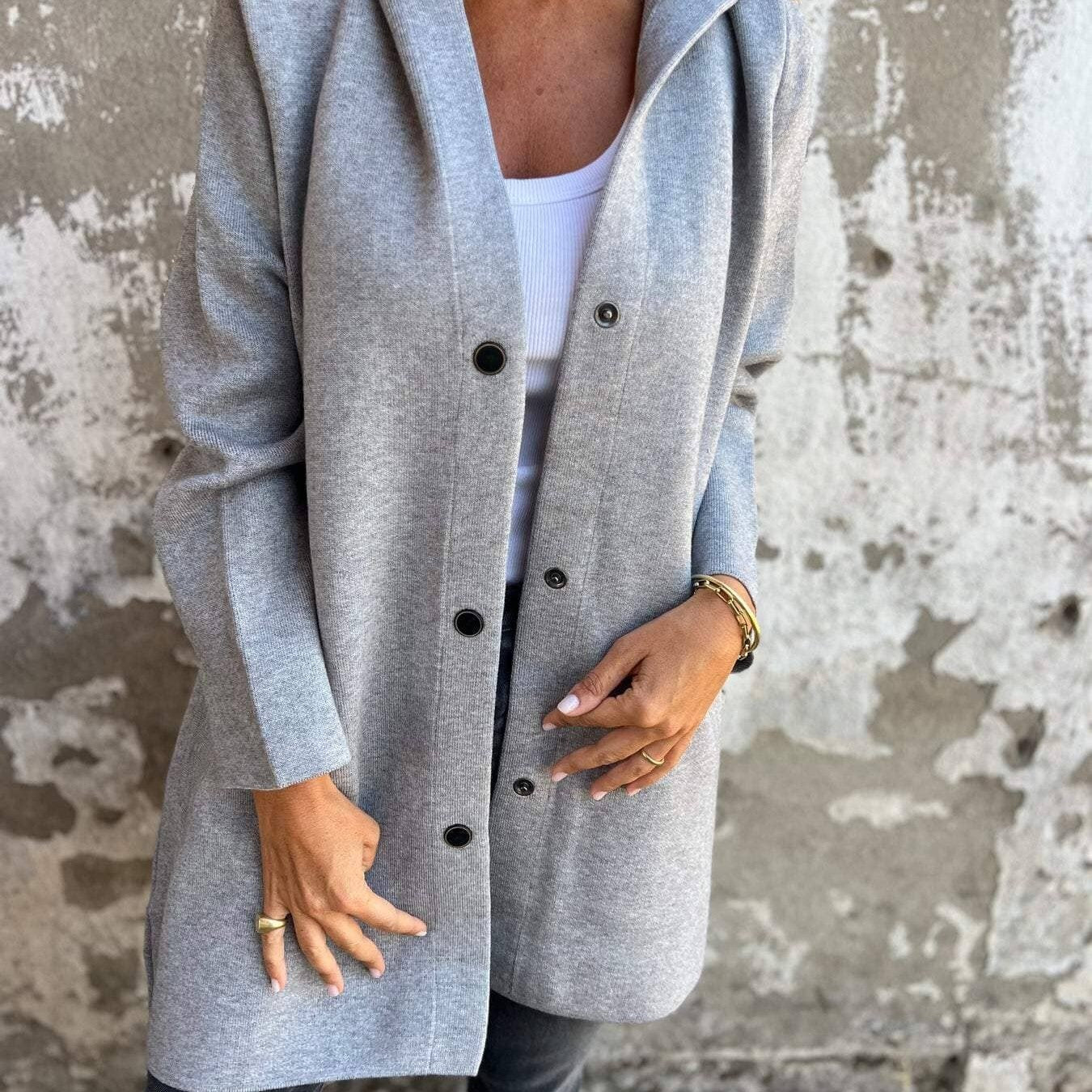 Carola - Cardigan à capuche élégant Essentielle 