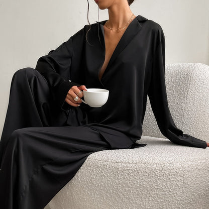 Ensemble Pyjama Soie Oversize Luxe