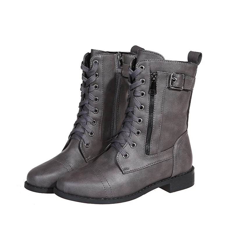 Eléandra – Bottes élégantes imperméables à talons bas | Style chic et confortable