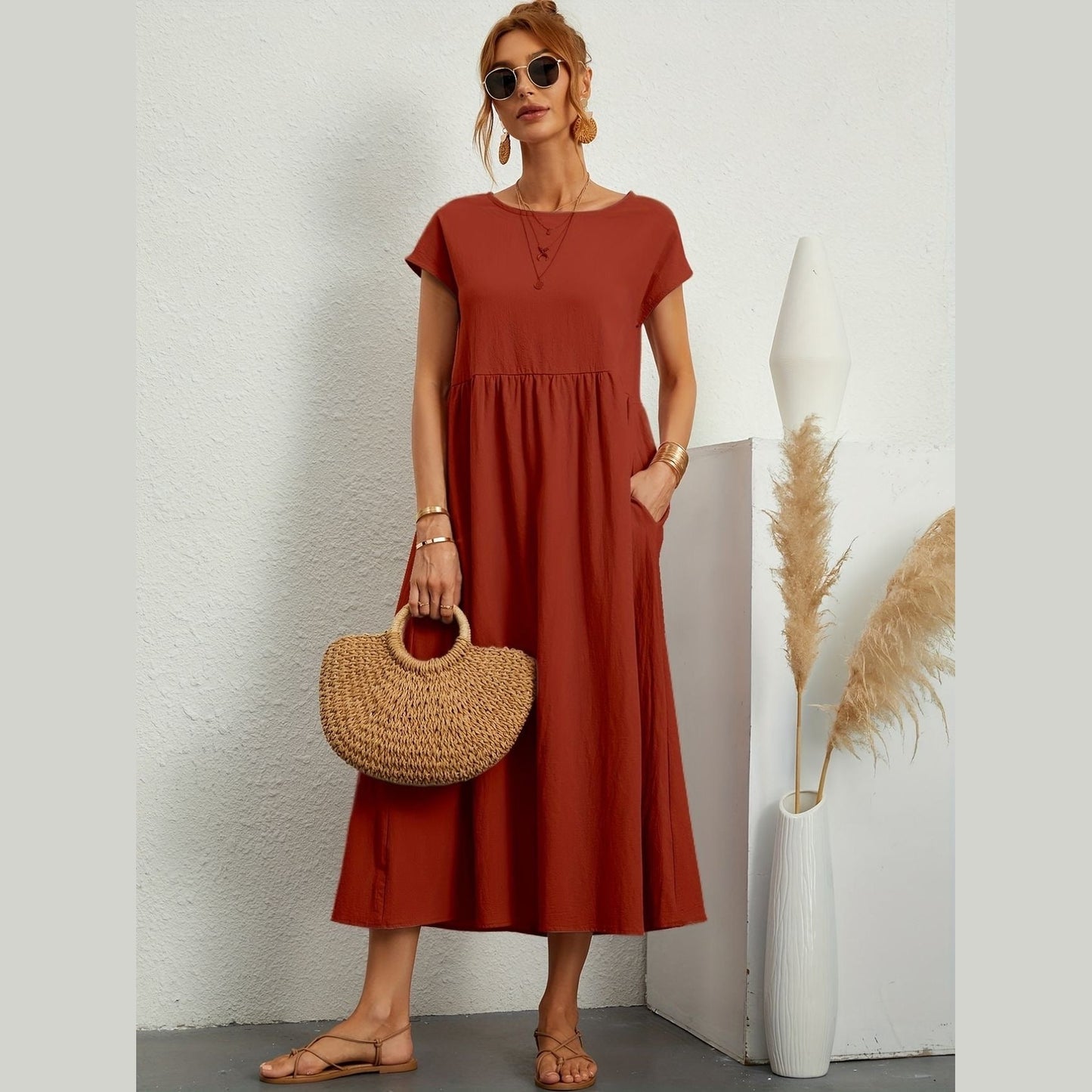 Mirabelle | Robe de loisirs décolletée
