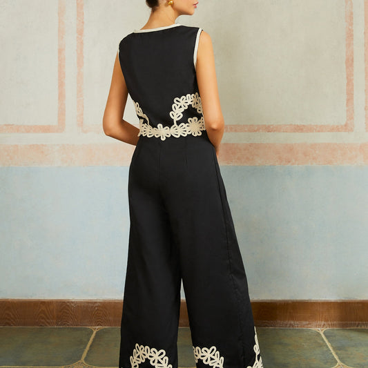 Davina | Ensemble Co-ord Élégant Brodé pour Femme