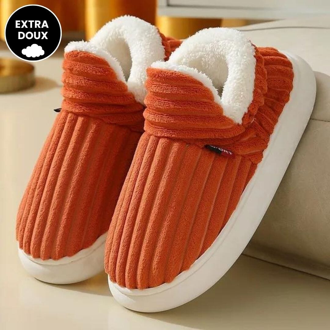 Le Chausson Douillet et Stylé FEMININO Essentielle Orange 36-37 