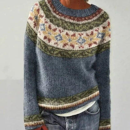 Livia - Pull rétro d'automne RETRO PULLOVER Essentielle S 