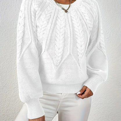 Margot | Pull chaud tricoté Essentielle Blanc XS 