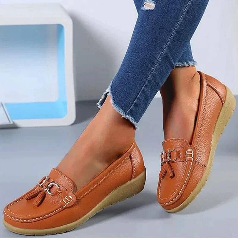 Mocassin Orthopédique en Cuir FEMININO Essentielle 