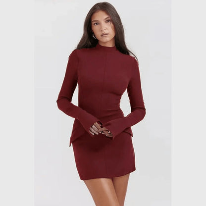 ROBE AVEC POCHE - MILY FEMININO Essentielle S Rouge 