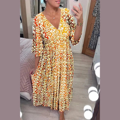 Robe Élégante Liss Essentielle Jaune S 