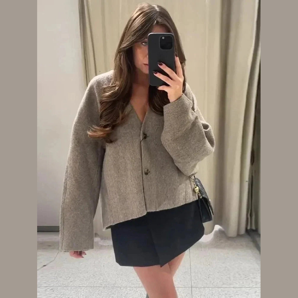 THE KONF™ | Manteau en laine élégant FEMININO Essentielle 