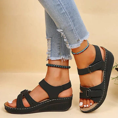 The Konf™ | Sandales orthopédiques Alfreda Essentielle Noir 35 