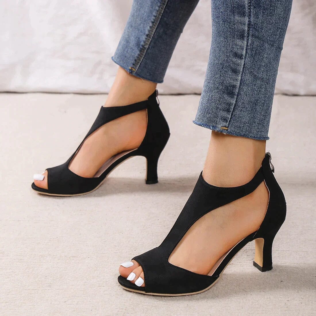 Sandales orthopédiques Alin FEMININO Essentielle Noir 35 