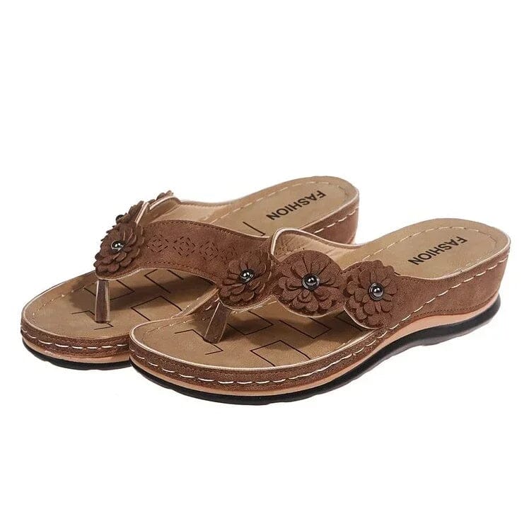 The Konf™ | SANDALES ORTHOPÉDIQUES LUDIN Essentielle Marron 35 