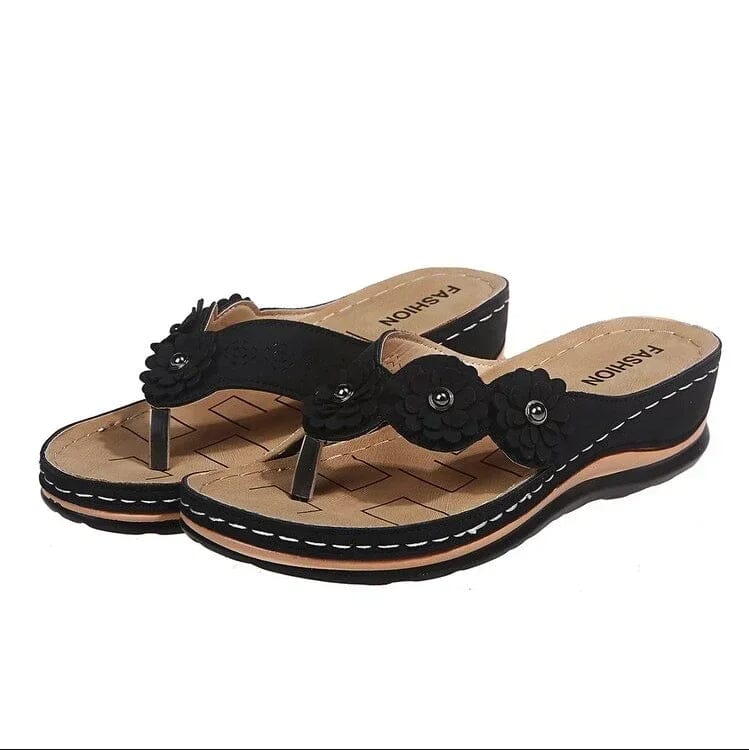 The Konf™ | SANDALES ORTHOPÉDIQUES LUDIN Essentielle Noir 35 